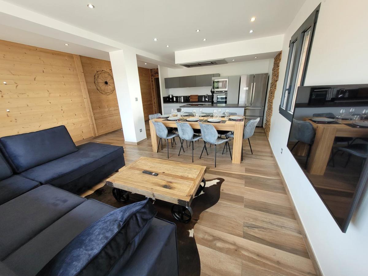 Appartement En Chalet 4 Etoiles Huez Dış mekan fotoğraf