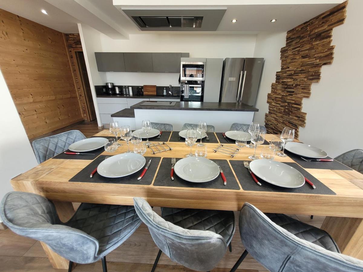 Appartement En Chalet 4 Etoiles Huez Dış mekan fotoğraf