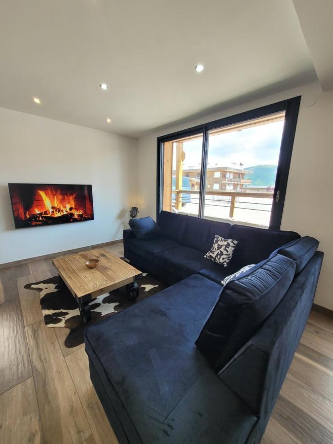 Appartement En Chalet 4 Etoiles Huez Dış mekan fotoğraf