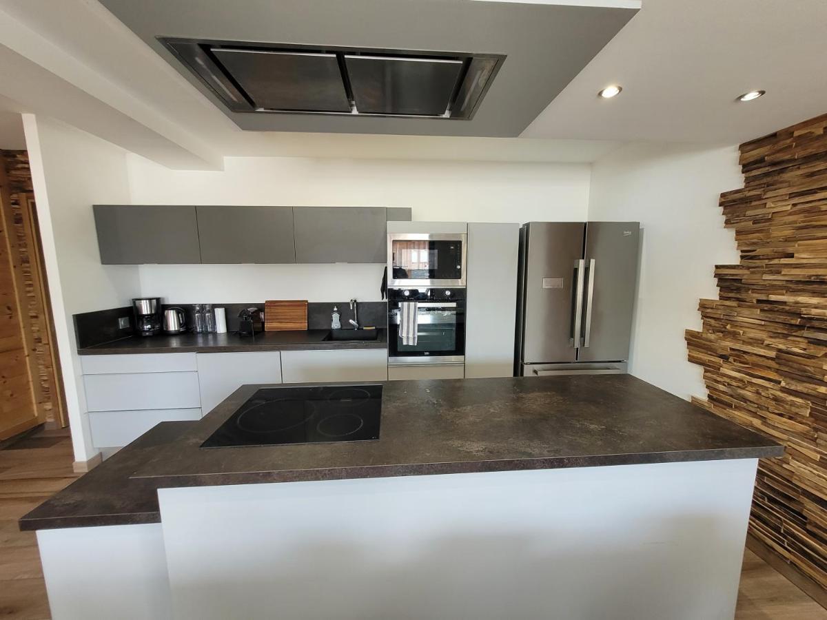 Appartement En Chalet 4 Etoiles Huez Dış mekan fotoğraf